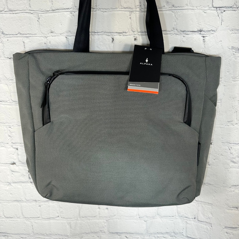 NEW Alpaka Bravo Tote Sage Grey Axoflux 600D Laptop Bag 16" MacBook School